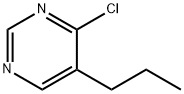 4-クロロ-5-プロピルピリミジン 化学構造式