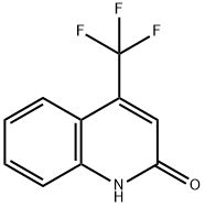 2-ヒドロキシ-4-(トリフルオロメチル)キノリン 化学構造式