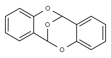 6,12-エポキシ-6H,12H-ジベンゾ[b,f][1,5]ジオキソシン 化学構造式