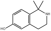 1,1-Dimethyl-1,2,3,4-tetrahydroisoquinolin-6-ol Struktur