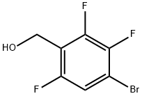 4-ブロモ-2,3,6-トリフルオロベンジルアルコール 化学構造式
