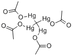 四(乙酰氧基汞)甲烷, 25201-30-3, 结构式