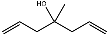 4-メチル-1,6-ヘプタジエン-4-オール 化学構造式
