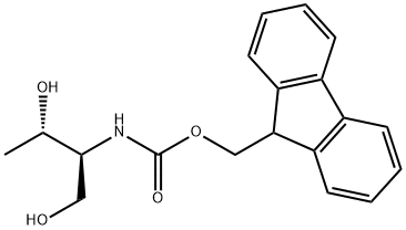 FMOC-L-ALLO-トレオニノール 化学構造式
