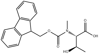 FMOC-N-ME-THR-OH Structure