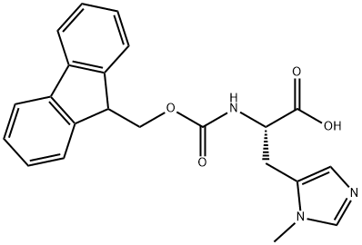 FMOC-HIS(3-ME)-OH Structure