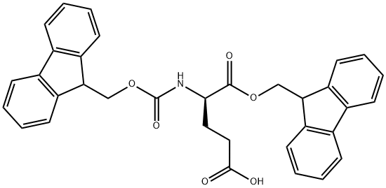 FMOC-D-GLU-OFM, 252049-17-5, 结构式