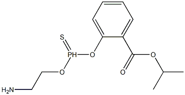 乙氧基巯基磷酸铵-邻苯甲酸异丙酯 结构式