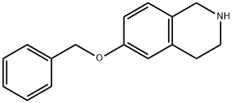 7-(benzyloxy)-1,2,3,4-tetrahydroisoquinoline Struktur