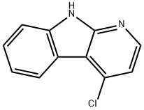 4-氯-9H-吡啶并[2,3-B]吲哚 结构式