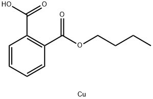 フタル酸モノブチル銅(ＩＩ) 化学構造式
