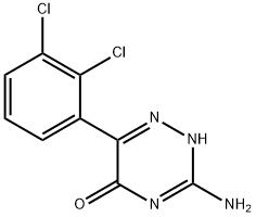 3-氨基-6-(2,3-二氯苯基)-1,2,4-三嗪-5(2H)-酮, 252186-78-0, 结构式