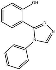 2-(4-PHENYL-4H-[1,2,4]TRIAZOL-3-YL)-PHENOL, 25222-62-2, 结构式