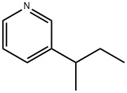 3-(1-メチルプロピル)ピリジン 化学構造式