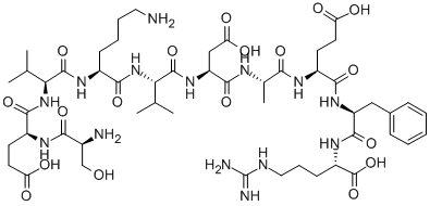 SER-GLU-VAL-LYS-VAL-ASP-ALA-GLU-PHE-ARG 结构式