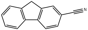 9H-フルオレン-2-カルボニトリル 化学構造式