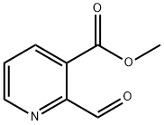 2-甲酰基吡啶-3-羧酸甲酯 结构式