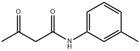 N-(3-甲基苯基)-3-氧代丁酰胺,25233-46-9,结构式