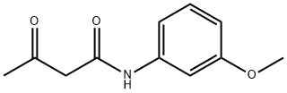 N-(3-甲氧基苯基)-3-氧代丁酰胺, 25233-47-0, 结构式