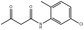 N-(5-氯-2-甲基苯基)-3-氧代丁酰胺, 25233-50-5, 结构式