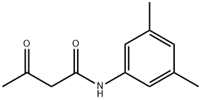 N-(3,5-ジメチルフェニル)-3-オキソブタンアミド 化学構造式