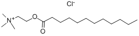 LAUROYLCHOLINE CHLORIDE Structure