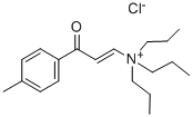 [3-(4-METHYLPHENYL)-3-OXOPROP-1-ENYL](TRIPROPYL)AMMONIUM CHLORIDE Structure