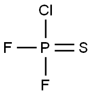 Chlorodifluorophosphine sulfide Struktur