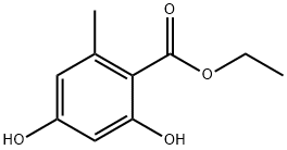 Ethyl 2,4-dihydroxy-6-methylbenzoate Structure