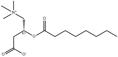(3S)-3-octanoyloxy-4-trimethylazaniumylbutanoate Structure