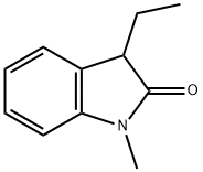 3-乙基-1-甲基-1,3-34氢-2H-吲哚-2-酮 结构式