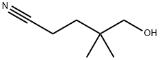 4.4-二甲基-5-羟基戊腈 结构式