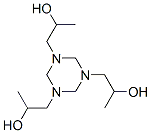 alpha,alpha',alpha''-trimethyl-1,3,5-triazine-1,3,5(2H,4H,6H)-triethanol  Struktur