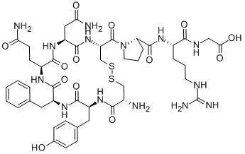 (ARG)-VASOPRESSIN 结构式