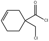 3-Cyclohexene-1-carbonylchloride,1-(chloromethyl)-(8CI) Structure