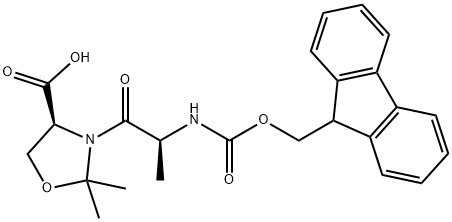 FMOC-ALA-SER(YME,MEPRO)-OH 化学構造式