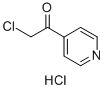 2-クロロ-1-(4-ピリジニル)エタノン塩酸塩 化学構造式