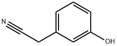 (3-ヒドロキシフェニル)アセトニトリル 化学構造式