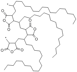 (オクタデセン/MA)コポリマー 化学構造式