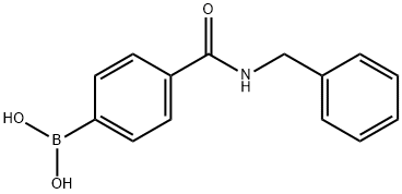 4-(N-苄基甲酰氨)苯基硼酸, 252663-47-1, 结构式