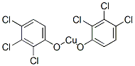 Bis(trichlorophenoxy)copper Struktur