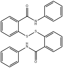 N,N'-Dithiobis(N-phenylbenzamide) 结构式