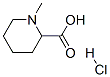 1-甲基哌啶-2-羧酸盐酸盐,25271-35-6,结构式