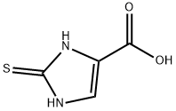 2-硫基-1H-咪唑-4-羧酸 结构式