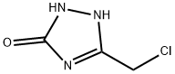 5-Chloromethyl-2H-1,2,4-triazolin-3-one Struktur