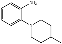 2-(4-甲基-1-哌啶基)苯胺 结构式
