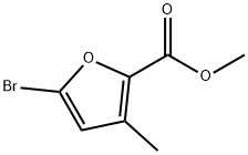 5-Bromo-3-methyl-2-furancarboxylic acid methyl ester Structure