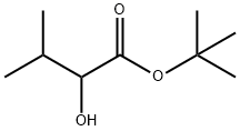 Butanoic acid, 2-hydroxy-3-methyl-, 1,1-dimethylethyl ester 化学構造式