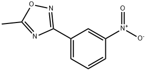 3-(3-NITROPHENYL)-5-METHYL OXADIAZOLE Struktur