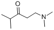 1-dimethylamino-4-methyl-pentan-3-one Struktur